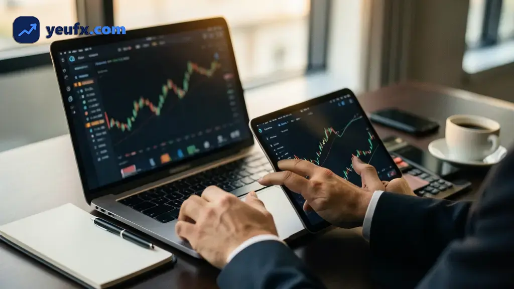 Mức Fibonacci trading trên biểu đồ giá