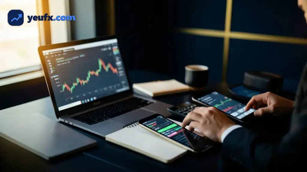 Minh họa scalping trading trong Forex