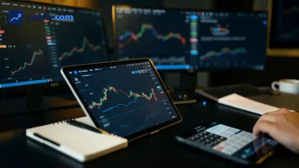 Sơ đồ cách forex broker kết nối trader với thị trường ngoại hối