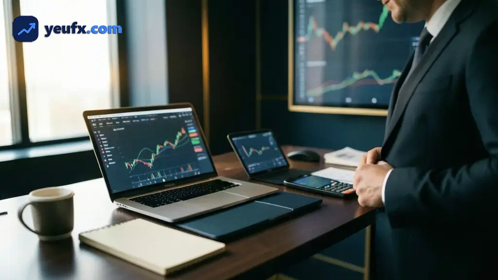 Sơ đồ forex VPS kết nối nền tảng giao dịch với sàn