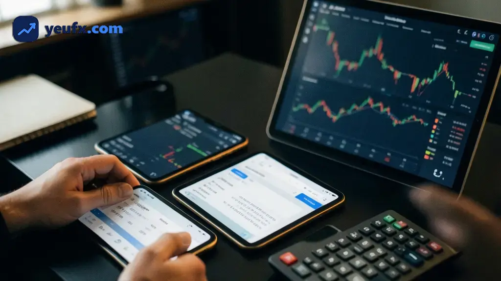 Sơ đồ broker VPS chạy nền tảng giao dịch forex 24/7