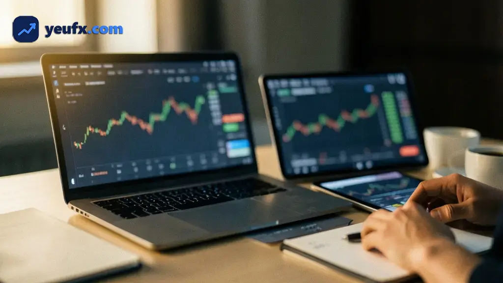 Trader truy cập nền tảng MetaTrader trên VPS từ xa