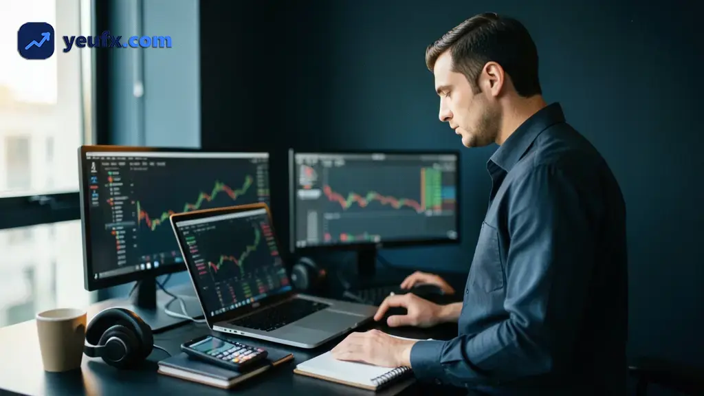 Quy trình bắt đầu với robot trading