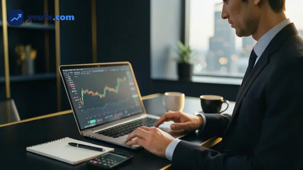 Biểu đồ gold forex XAU/USD cho người mới