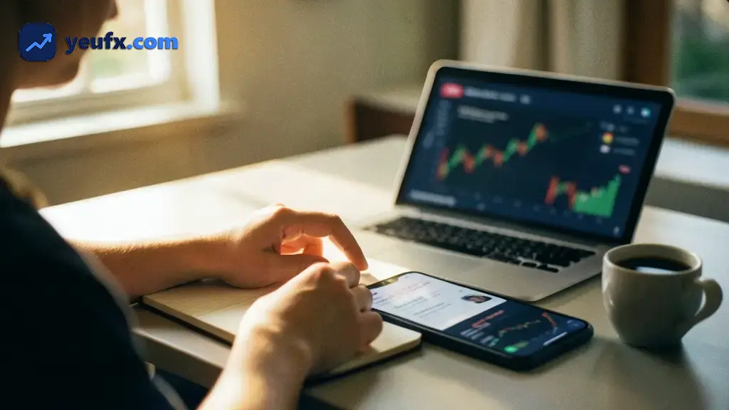 Nạp tiền vào tài khoản forex trên nền tảng giao dịch