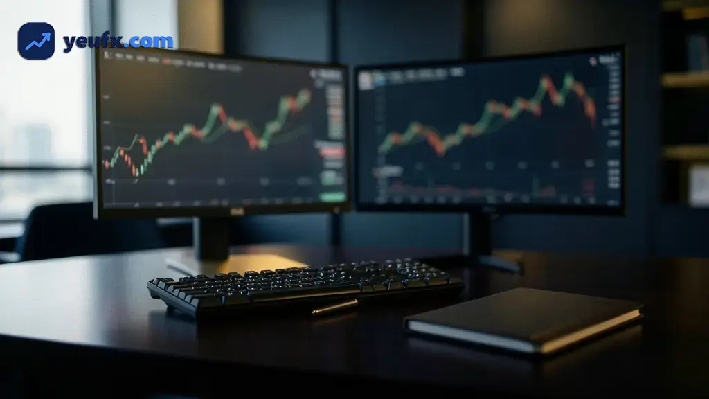 Người mới luyện giao dịch Forex bằng tài khoản demo