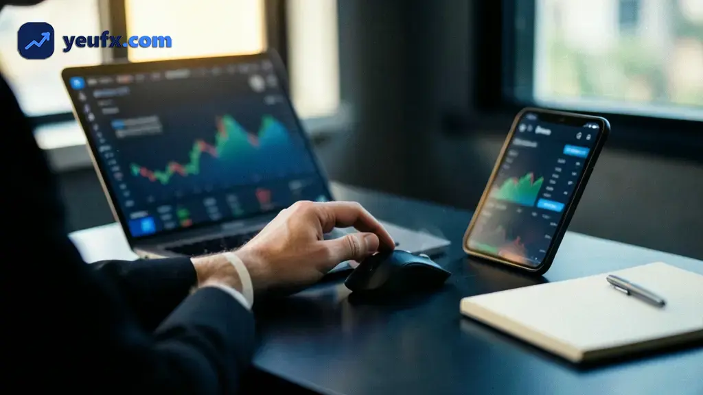 Minh họa chương trình tiền thưởng Forex dành cho trader mới