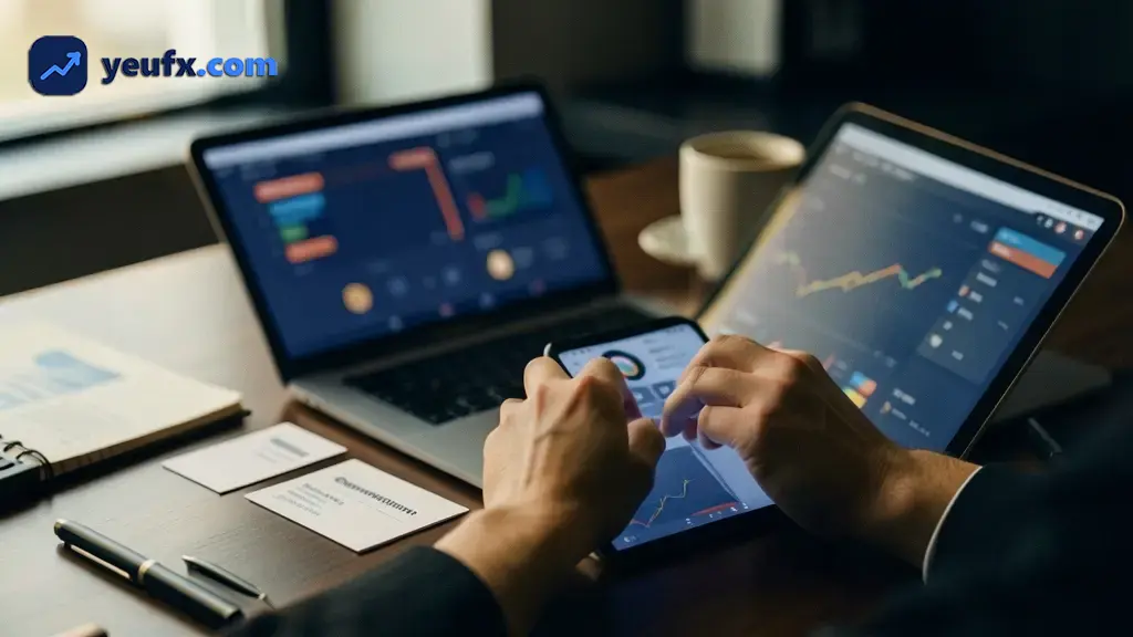 Quy trình đặt lệnh giao dịch qua nền tảng broker