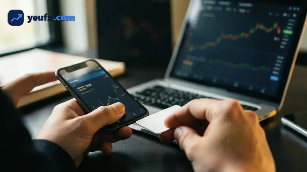 Giao diện nền tảng WebTrader trên trình duyệt