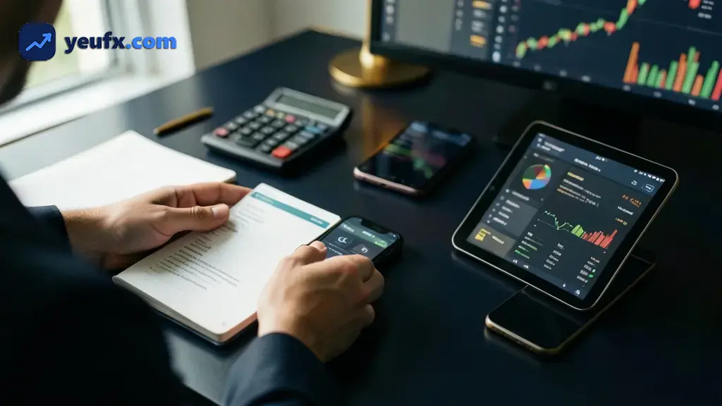 Người giao dịch kiểm tra pháp lý và bảo vệ tài khoản