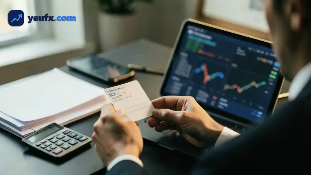 Minh họa hoạt động mua và bán trong trading