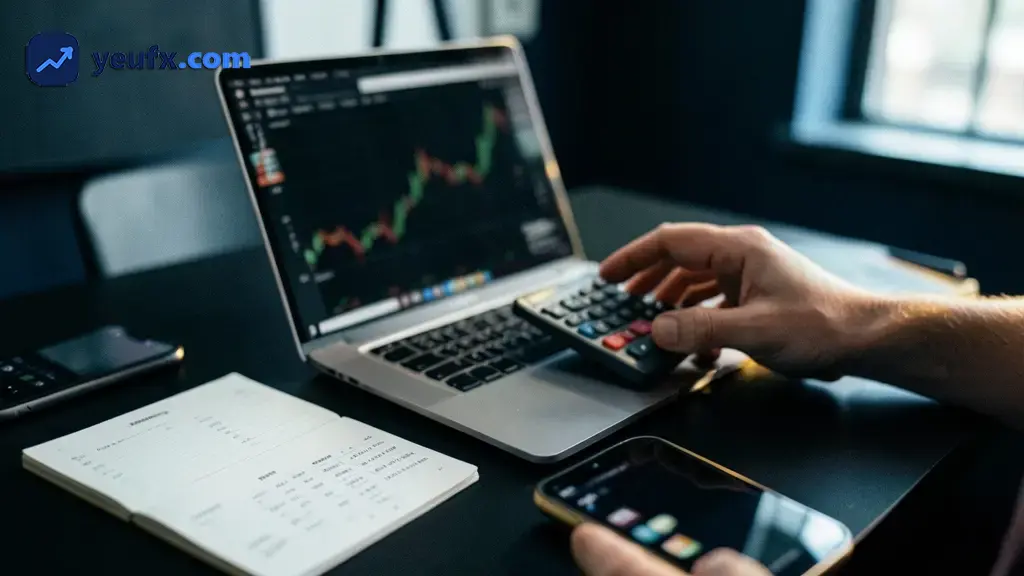 Minh họa quản lý rủi ro khi tham gia trading