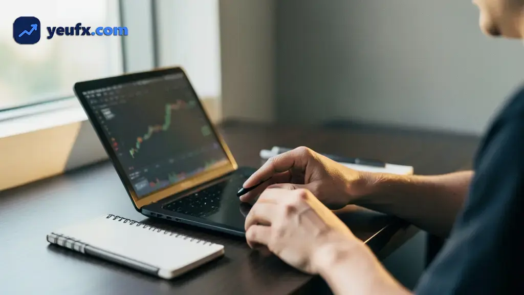 Minh họa cơ chế mua bán hai chiều trên thị trường Forex