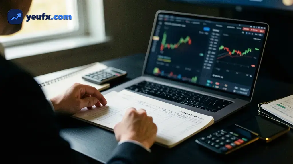 Minh họa tác động của đòn bẩy đến lãi lỗ trong giao dịch Forex