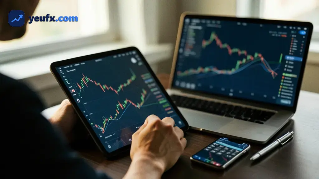 Giao diện nền tảng dữ liệu kinh tế Trading Economics