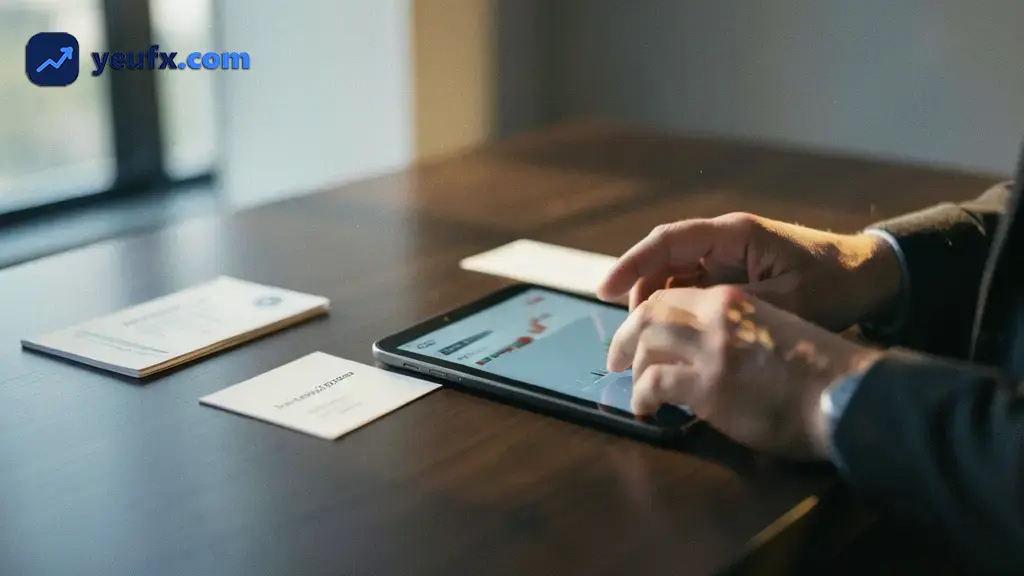 Giao diện lịch kinh tế forex với sự kiện theo giờ công bố