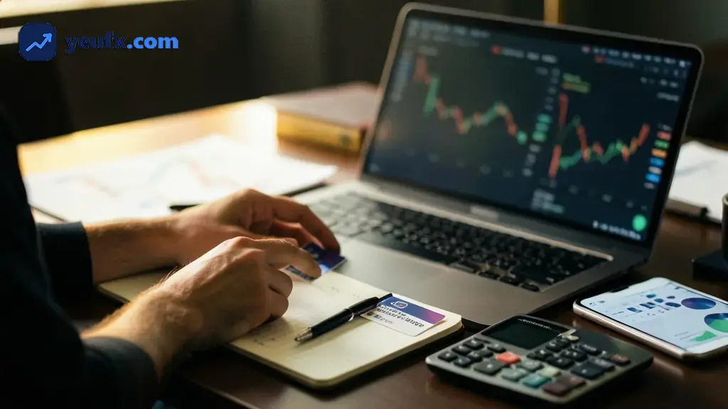 Biểu đồ minh họa phương pháp ICT Trading đọc hành động giá