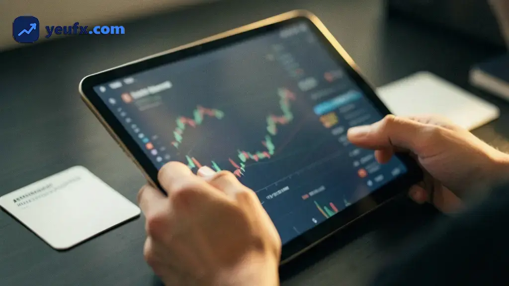 Minh họa cấu trúc thị trường và vùng giá trong phân tích hành động giá